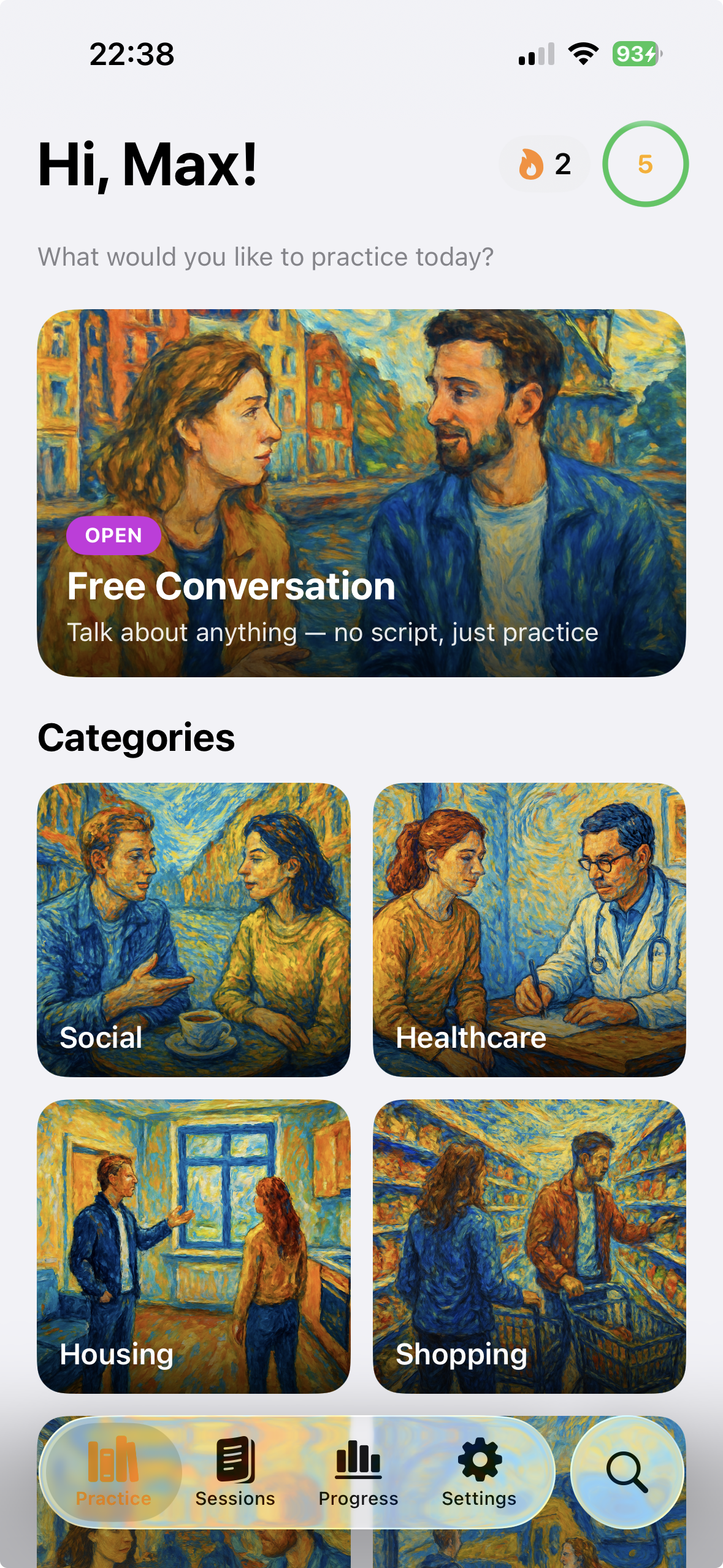 PraatMet app screenshot